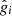Mathematical equation: $ \hat{g}_i $