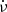Mathematical equation: $ \dot \nu $
