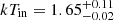 Mathematical equation: $ kT_{\mathrm{in}} = 1.65_{-0.02}^{+0.11} $