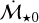 Mathematical equation: $\[\dot{\mathcal{M}}_{\star 0}\]$