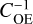 Mathematical equation: $\[C_{\mathrm{OE}}^{-1}\]$