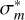 Mathematical equation: $\[\sigma_{m}^{*}\]$