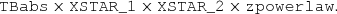 Mathematical equation: $$ \begin{aligned} \mathtt {TBabs} \times \mathtt {XSTAR\_1} \times \mathtt {XSTAR\_2} \times \mathtt {zpowerlaw} . \end{aligned} $$