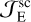 Mathematical equation: $\mathcal{J}_\mathrm{E}^\mathrm{sc}$
