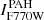Mathematical equation: $ {I^{\mathrm{PAH}}_{\mathrm{F770W}}} $