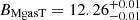 Mathematical equation: $ B_{\mathrm{MgasT}} = 12.26_{-0.01}^{+0.01} $