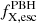 Mathematical equation: $ f^{\mathrm{PBH}}_{\mathrm{X,esc}} $