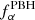 Mathematical equation: $ f^{\mathrm{PBH}}_{\alpha} $