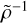 Mathematical equation: ${{\tilde \rho }^{ - 1}}$