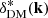 Mathematical equation: $ \delta_{\mathrm{DM}}^{*}(\mathbf{k}) $