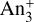 Mathematical equation: ${\rm{An}}_3^ + $