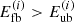 Mathematical equation: $ E_{\mathrm{fb}}^{(i)} > E_{\mathrm{ub}}^{(i)} $