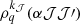 Mathematical equation: $ \rho^{k_\mathcal{J}}_{q}(\alpha \mathcal{J} \mathcal{J}\prime) $