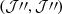 Mathematical equation: $ (\mathcal{J} {{\prime \prime }},\mathcal{J} {{\prime \prime }}) $
