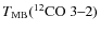 $T_{\rm MB}(^{12}\hbox{CO 3--2})$
