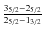 $\frac{3_{5/2}-2_{5/2}}{2_{5/2}-1_{3/2}}$
