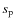 $s_{\rm p}$
