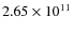 $2.65\times 10^{11}$