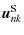 $\displaystyle \vec{u}^{\rm S}_{nk}$