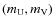 $(m_{\rm U},m_{\rm V})$