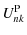 $\displaystyle U^{\rm P}_{nk}$
