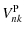 $\displaystyle V^{\rm P}_{nk}$
